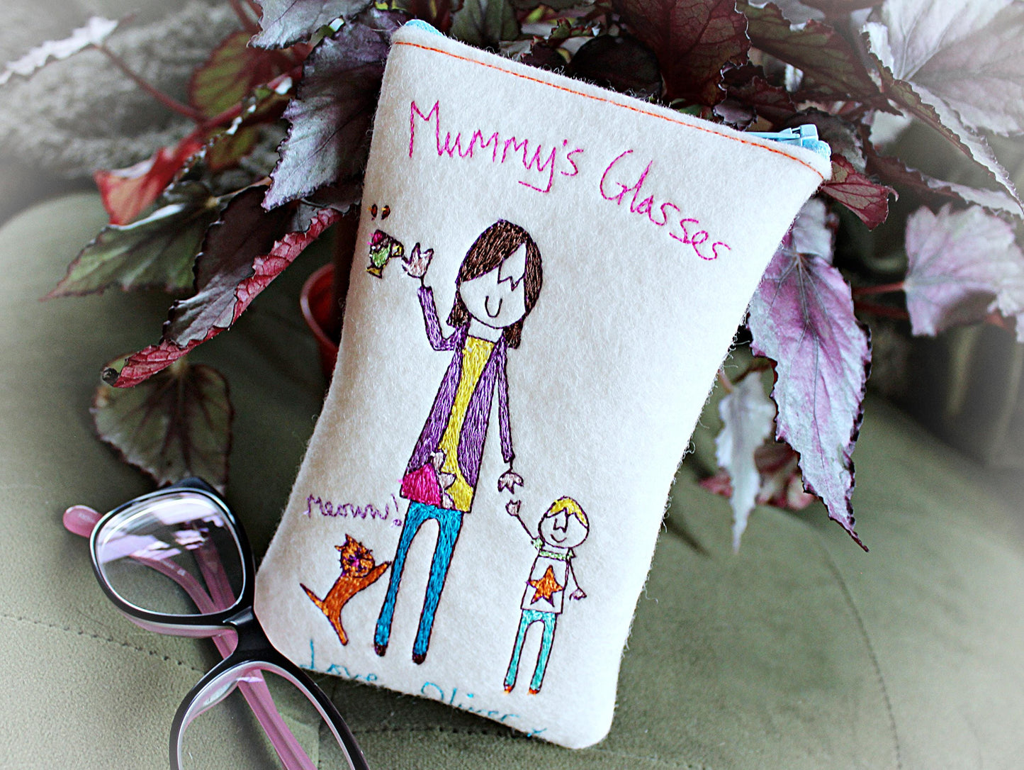 Personalised Mummy's Glasses Case, Mothers day Gift