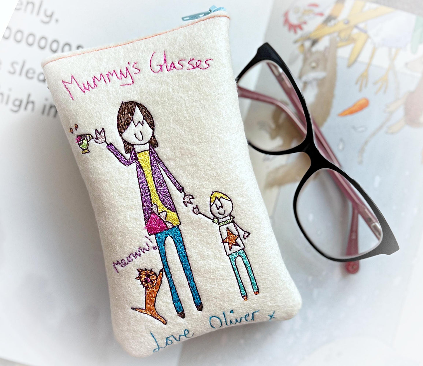 Personalised Mummy's Glasses Case, Mothers day Gift