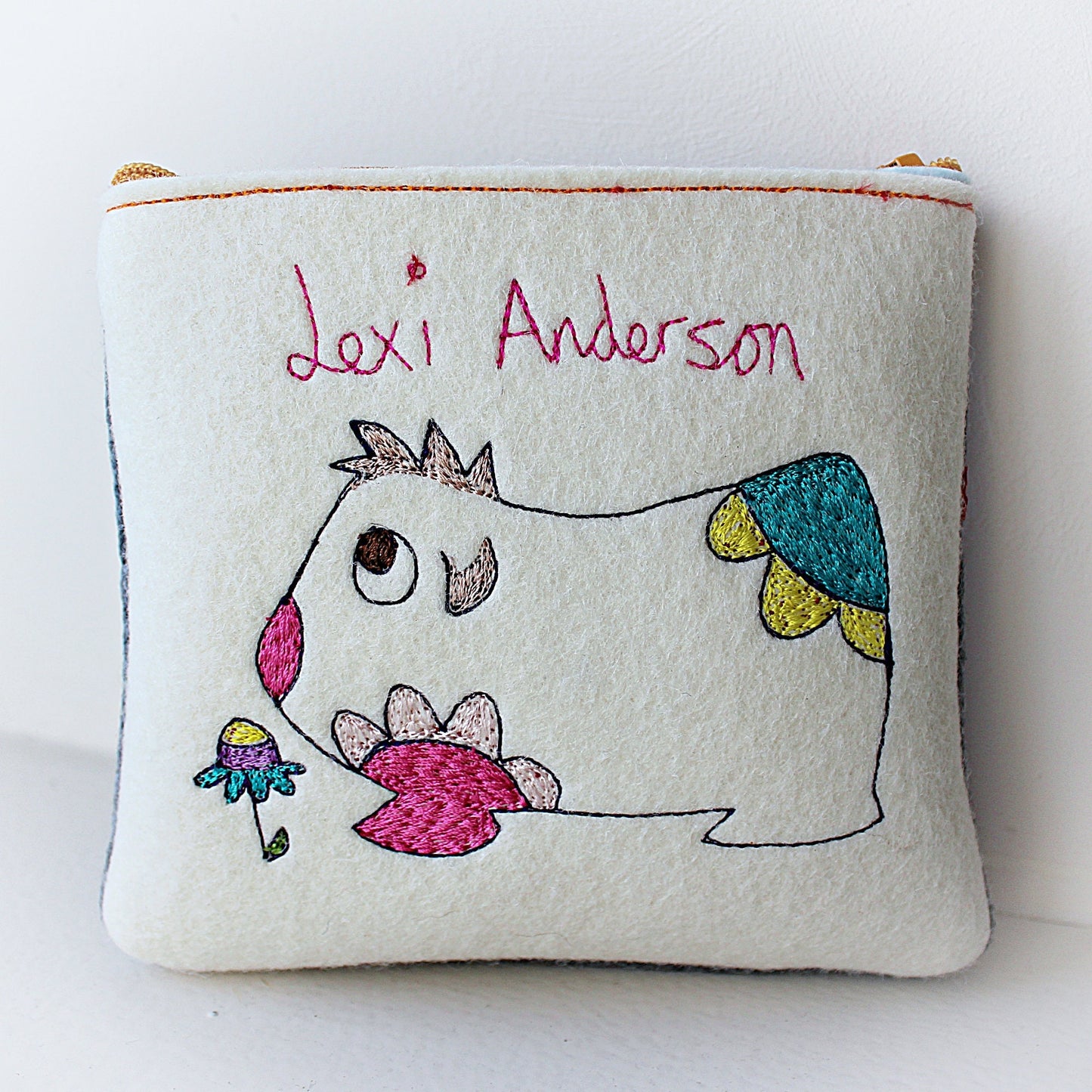 Personalised Guinea Pig Purse, Embroidered Guinea pig gifts for kids, Guinea Pig gift for children, Guinea Pig gift, Guinea Pig present