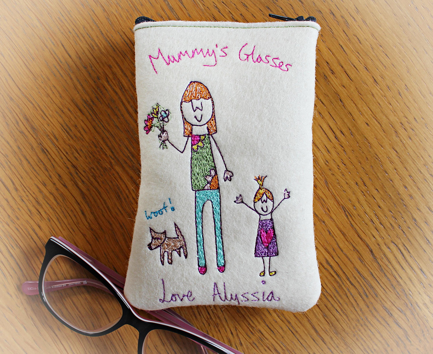 Personalised Mummy's Glasses Case, Mothers day Gift