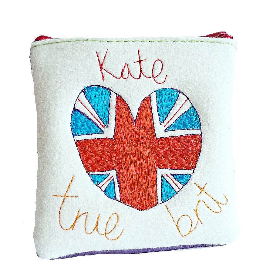 Personalised Union Jack purse, UK, united kingdom, great Britain flag, union jack gift, british gift, personalised Great Britain heart gift